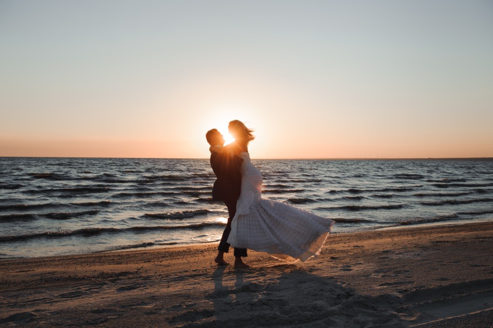 photo mariage bord de mer